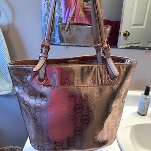 Rose Gold Michael Kors Purse